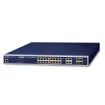 Planet - GS-4210-16P4C - IPv6/IPv4, 16-Port Managed 802.3at PoE+ Gigabit Ethernet Switch + 4-Port Gigabit Combo TP/SFP (240W)