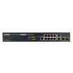 Planet - GS-5220-8P2T2S - IPv4/IPv6 L2+/L4 8-Port 10/100/1000T 802.3at PoE + 2-Port 10/100/1000T