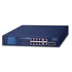Planet - GSD-1222VHP - 8-Port 10/100/1000T 802.3at PoE + 2-Port 10/100/1000T + 2-Port 1000SX SFP Gigabit Switch with Smart Color