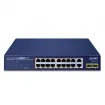 Planet - GSD-2022P - 16-Port 10/100/1000T 802.3at PoE + 2-Port 10/100/1000T + 2-Port 1000X SFP Unmanaged Gigabit Ethernet Switch
