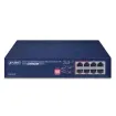 Planet - GSD-804P - 10" 8-Port 10/100/1000 Gigabit Ethernet Switch with 4-Port 802.3at PoE+ Injector (60W PoE Budget, 200m Extend mode and fanless)