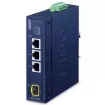 Planet - IECJ-410FT -  Industrial 3-Port RJ45 + 1-Port SFP EtherCAT Junction Slave (-40~75 degrees C)