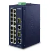 PLANET - IFGS-1822TF - Industrial 16-Port 10/100TX + 2-Port Gigabit TP/SFP Combo Ethernet Switch (-40~75C)