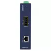 Planet - IFT-802TS15 - IP30 Slim type Industrial Fast Ethernet Media Converter SC SM-15KM (-40 to 75 degree C)