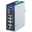Planet - IGS-824UPT - IP30 Industrial 4-Port 10/100/1000T 95W 802.3bt PoE + 2-Port 10/100/1000T + 2-Port 100/1000X SFP Gigabit Ethernet Switch(802.3bt Type-4, BT/Legacy and Force DIP switch, -40 to 75 C, dual 48V~54V DC, PoE Usage LED)