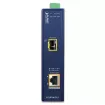 PLANET - IGUP-805AT - Industrial 1-Port 100/1000X SFP to 1-Port 10/100/1000T 802.3bt PoE++ Media Converter