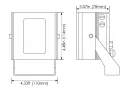 GJD - IM-8-P - Infra-Red Medium Range Clarius Plus PoE+ (.at) LED Illuminator (850nm)