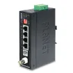 Planet - IVC-234GT - IP30 Industrial Gigabit Ethernet Extender w/ G.vectoring, 4-Port 10/100/1000T RJ45 (LAN), 1-Port BNC, 1-Port RJ11 (-40 to 75C)