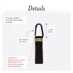 Rip-Tie - J-S9-T - One Inch Wide CableCarrier with Silver Triangle Carabiner, 1″ x 9″