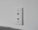 Jonard - K-W2/10 - Single Gang Keystone 2 Port Wall Plate 10 Pack 