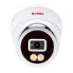 BOLIDE - BC1509FC - 5.0MP AHD / TVI / CVI / Analog  Full Color At Night with Built-in Audio; Eyeball Camera, 1/3" CMOS, 2.8mm Wide Angle Lens, Whitelight Range 65-164 ft., Control Over Coax, OSC, Quickswitch, 12VDC, White