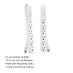 Cyber Power - MP1044NN - 2' Cord Power Strip 2-Pack 6 Outlets Per Strip 