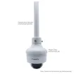 Luminys - N3D-4LA2 - N3-L Starter Series 4MP LumiLuxSmart IP Standard Size Dome 2.8 mm, IR, White-light LEDs, and Dual-mode