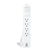 CYBERPOWER - P406U - Surge 4 Outlets 6 FT Cord 2 USB A