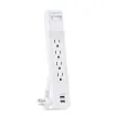 CYBERPOWER - P406U - Surge 4 Outlets 6 FT Cord 2 USB A