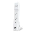 CYBERPOWER - P406U - Surge 4 Outlets 6 FT Cord 2 USB A