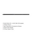 Cyber Power - PDU13103 - 3-Phase Basic PDU, 20A/200V-240V, 0U, (36) IEC-320 C13 + (6) IEC-320 C19, NEMA L21-20P