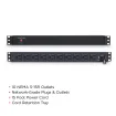 Cyber Power - PDU15B10R - 15A (Derated to 12A), 120 V, 50Hz/60Hz, NEMA 5-15P plug, 10 NEMA 5-15R, 1U Rackmount, 15 ft Cord, Limited lifetime warranty