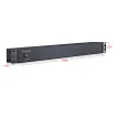 Cyber Power - PDU15B10R - 15A (Derated to 12A), 120 V, 50Hz/60Hz, NEMA 5-15P plug, 10 NEMA 5-15R, 1U Rackmount, 15 ft Cord, Limited lifetime warranty