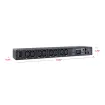 Cyber Power - PDU41004 - Switched Pdu, 15a (Derated To 12a), 100-240v, 50/60 Hz, 8 X Iec-320 C13 Outlets, Iec-320 C14 Plug, 10 Ft Cord, 1u Rackmount, Snmp, 3yr Warranty