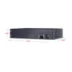Cyber Power - PDU44003 - Switched ATS PDU, 30A (Derated to 24A), 100-120V, 2 x NEMA L5-30P Plug w/10 Ft Cord, 17 Outlets (16 x 5-20R + 1 x L5-30R), 2U Rackmount, 3 Year Warranty