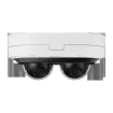 Hanwha - PNM-7082RVD - 4MP Network Vandal Outdoor 2CH IR Dome Camera, 3~6mm Motorized Varifocal Lens