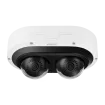 Hanwha - PNM-C12083RVD -6MP x 2CH AI Multi-Directional Dome IR Camera, 3.54~6.69mm