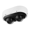 Hanwha - PNM-C12083RVD -6MP x 2CH AI Multi-Directional Dome IR Camera, 3.54~6.69mm