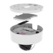 Hanwha - PNV-A6081R-E1T - 2MP Network AI IR Vandal Dome Camera with built-in 1TB SSD and pre-installed WAVE server and ability to record up to 5 additional cameras. Max. 2MP resolution, Up to 120fps, 0.007Lux@F1.3 (Color), 4.38~9.33mm(2.13x) motorize