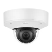 Hanwha - PNV-A9081RLP - 4K Low-Moderate Speed LPR Vandal Dome Camera with Wisenet Road AI. Max. 4K resolution, 4.5~10mm(2.2x) M-Varifocal(4K) lens, 0.05Lux@F1.6 (Color), 0Lux (B/W, IR LED on), Day & Night(ICR), WDR(120dB), H.265, H.264, MJPEG codec, 