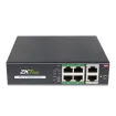 ZKTeco USA - POE 4-Port switch -  4 Ports 10/100Mbps PoE Switch
