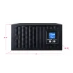 CYBERPOWER - PR5000LCDRTXL5U - 5000VA/4000W, Pure Sine Wave, 5U, NEMA L6-30P, 10 ft cord, USB, Serial, SNMP, Relay, EPO, PowerPanel Business Edition software, Yes, 3 year warranty
