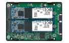 QNAP - QDA-A2MAR - Dual M.2 2280 SATA to 2.5" SATA drive converter/adapter, hardware RAID 0/1, JBOD, Individual disk modes