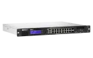 QNAP - QGD-1600-8G-US - QNAP 16-port 1GbE Switch with 2 RJ45 and SFP+ Combo Port with Intel CeleronJ411 Processor and 8GB DDR4 RAM