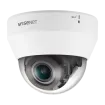 Hanwha - QND-6082R - Wisenet Q network indoor dome camera, 2MP @ 30fps, motorized vari-focal lens 3.1x (3.2 ~ 10.0mm) (109°~33°), triple codec H.265/H.264/MJPEG with Wisestream II, 120dB WDR, IR LEDs range 98', defocus detection, hallway View, one wa