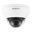 Hanwha - QNV-7032R - Wisenet Q network outdoor vandal dome camera, 4MP @30fps, 6mm fixed focal lens (49°), triple codec H.265/H.264/MJPEG with Wisestream II, 120dB WDR, IR LEDs range 98', motion detection, tampering, defocus detection, hallway View, 