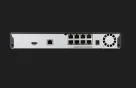 Hanwha - QRN-830S-6TB - 8CH NVR 6TB with 8 PoE Ports (PoE Budget 65W) with 8MP Camera Support. H.265, H.264, MJPEG, 1 fixed internal SATA HDDs (up to 6TB). 80Mbps Network camera recording, Dual Stream recording option, HDMI Outputs with local 4K disp