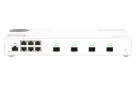QNAP - QSW-M2106-4S-US - QNAP QSW-M408S 6-port Layer 2 managed switch. 6 x 2.5GbE (1G/100M) ports and 4 x 10G SFP+ Ports. Easy Management with Web Browser