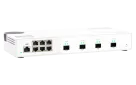 QNAP - QSW-M2106-4S-US - QNAP QSW-M408S 6-port Layer 2 managed switch. 6 x 2.5GbE (1G/100M) ports and 4 x 10G SFP+ Ports. Easy Management with Web Browser