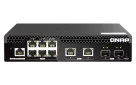QNAP - QSW-M2106R-2S2T-US - QNAP Rackmount Switch QSW-M2106R-2S2T-US, Management Switch, 6 Port 2.5Gbps, 2 port 10Gbps SFP+, 2 port 10GbE NBASE-T (10G/5G/2.5G/1G/100M) . Easy Management with Web Browser