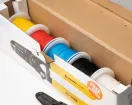Jonard Tools - R30-51000 - 30 AWG Kynar® Wire Dispenser with 5000 ft Wire, 5 Colors - With Wire Stripper