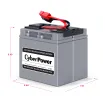 CYBERPOWER - RB12170X2A - Replacement Battery Cartridge for PR1500LCD, 2 batteries, 12V/72AH, Sealed lead-acid, 18 month warranty