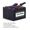CYBERPOWER - RB1270X2B - Replacement Battery Cartridge for PR750LCD, 2 batteries, 12V/7AH, Sealed lead-acid, 18 month warranty