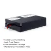 CYBERPOWER - RB1290X4J - CyberPower RB1290X4J UPS Replacement Battery, 4 x 12V/9Ah, 18-month Warranty
