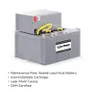 CYBERPOWER - RB1290X4K - REPLACEMENT BATTERY CARTRIDGE FOR PR2200LCDSL & PR3000LCDSL , 4 BATTERIES, 12V/9AH, SEALED LEAD-ACID, 18 MONTH WARRANTY