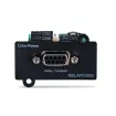 CYBERPOWER - RELAYIO500 - Provides 5-output and 1-input relay contact closures via DB9 port to report UPS status inforation and enable remote shutdown of the UPS. See compatibility chart for UPS model compatibility details.
