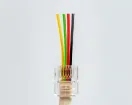 Jonard Tools - RJ11-100 - RJ11 Pass-Through Connectors (Pack of 100)