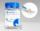 Jonard Tools - RJ45-5100 - RJ45 Cat5/5e Pass-Through Connectors, 100 Pcs In Jar