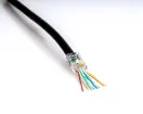 Jonard - RJ456AUS-100 - Unshielded RJ45 Passthrough Connector for CAT6A Cable, Pack of 100