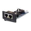 CYBERPOWER - RMCARD205 - Remotely manage, monitor and control UPS & ATS PDU with a web browser (HTTP/HTTPS) or NMS (SNMPv1/v3). Event notifications via email, SMMP traps, Syslog and user upgradeable firmware. Includes port for connecting Environmenta